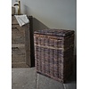 Wasmand Rotan/Riet | Rechthoekig | Bruin | H70 x B50 x D35 cm
