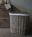 Rene Houtman Wasmand Rotan/Riet | Ovaal | H67 x B64 x D36 cm