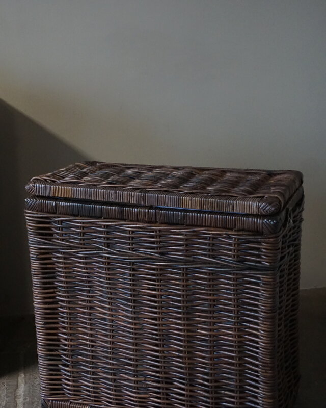 Rene Houtman Wasmand Rotan/Riet | Dubbel | Bruin | H68 x B68 x D33 cm