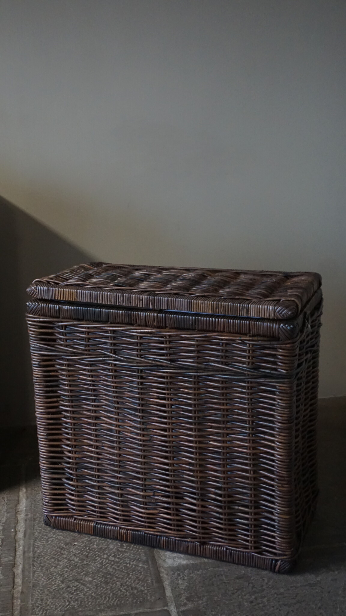 Rene Houtman Wasmand Rotan/Riet | Dubbel | Bruin | H68 x B68 x D33 cm