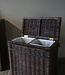 Rene Houtman Wasmand Rotan/Riet | Dubbel | Bruin | H68 x B68 x D33 cm