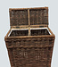 Rene Houtman Wasmand Rotan/Riet | Dubbel | Bruin | H68 x B68 x D33 cm