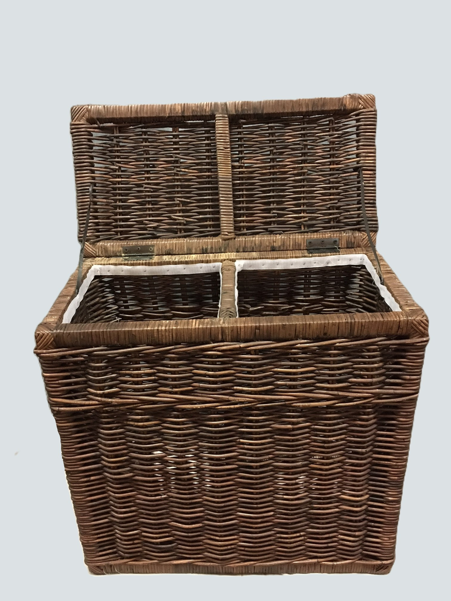 Rene Houtman Wasmand Rotan/Riet | Dubbel | Bruin | H68 x B68 x D33 cm