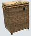 Rene Houtman Wasmand Rotan/Riet | Rechthoekig | Grijs | H70 x B54 x D44 cm