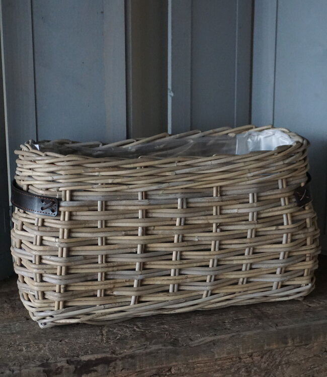 Rene Houtman Vensterbank Mand | Rattan | H30 x B53 x D22 cm