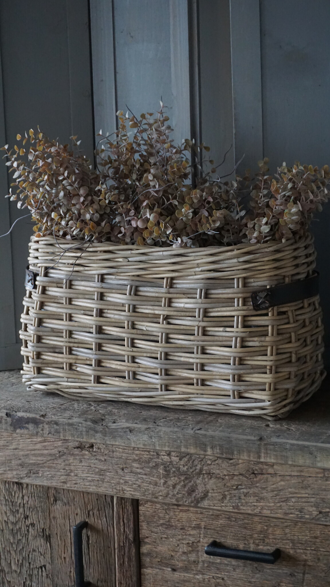 Rene Houtman Vensterbank Mand | Rattan | H30 x B53 x D22 cm