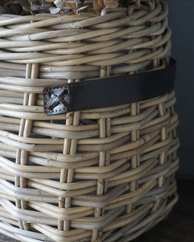 Rene Houtman Vensterbank Mand | Rattan | H30 x B53 x D22 cm