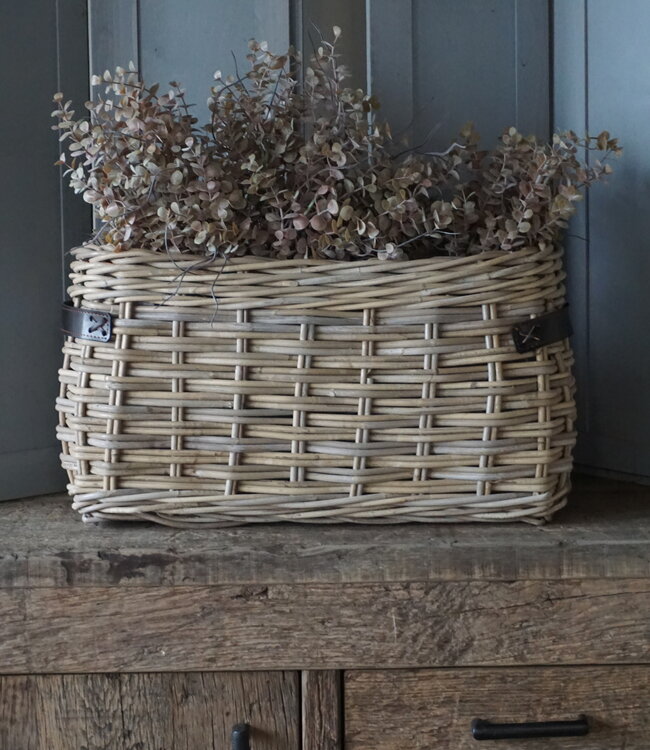Rene Houtman Vensterbank Mand | Rattan | H30 x B53 x D22 cm