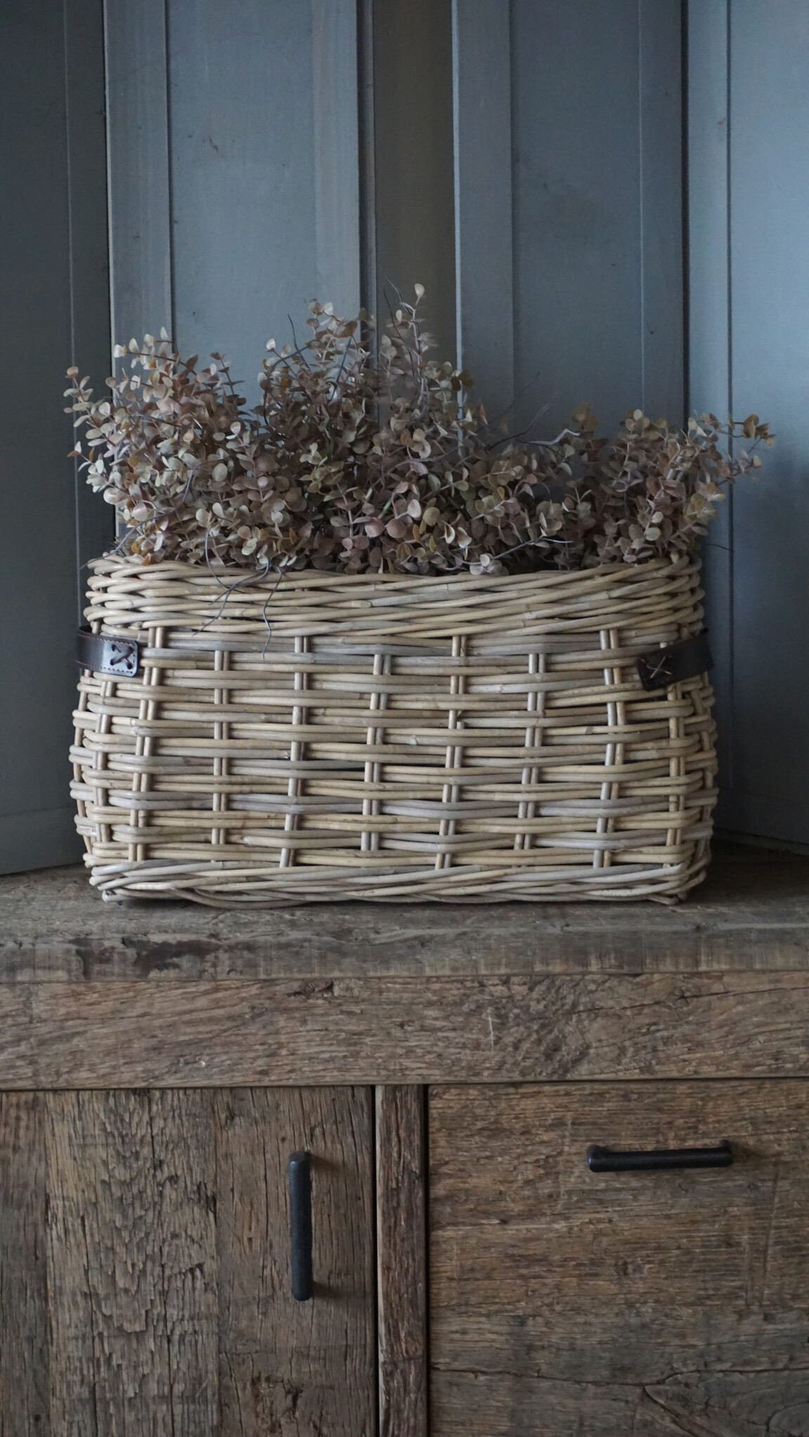 Rene Houtman Vensterbank Mand | Rattan | H30 x B53 x D22 cm