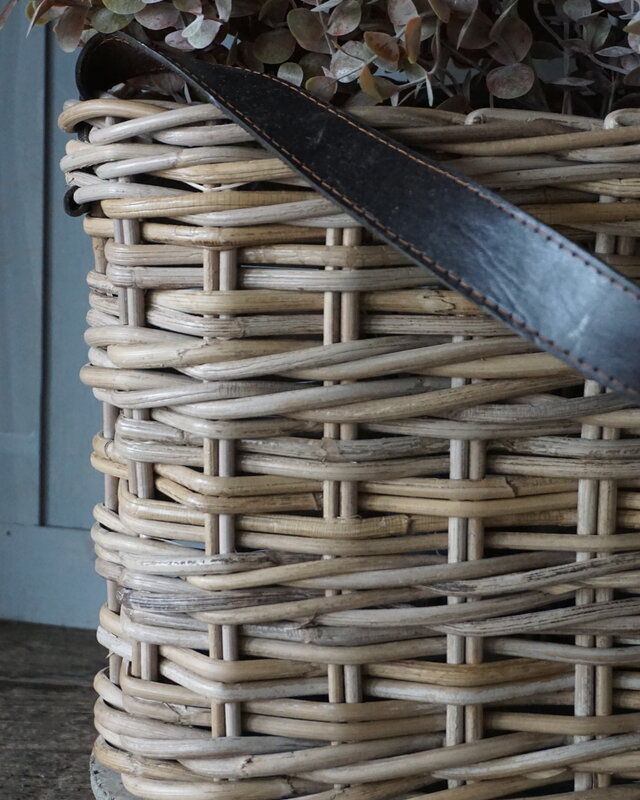 Rene Houtman Vensterbank Mand | Rattan | H30 x B40 x D15 cm