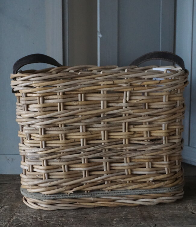Rene Houtman Vensterbank Mand | Rattan | H30 x B40 x D15 cm
