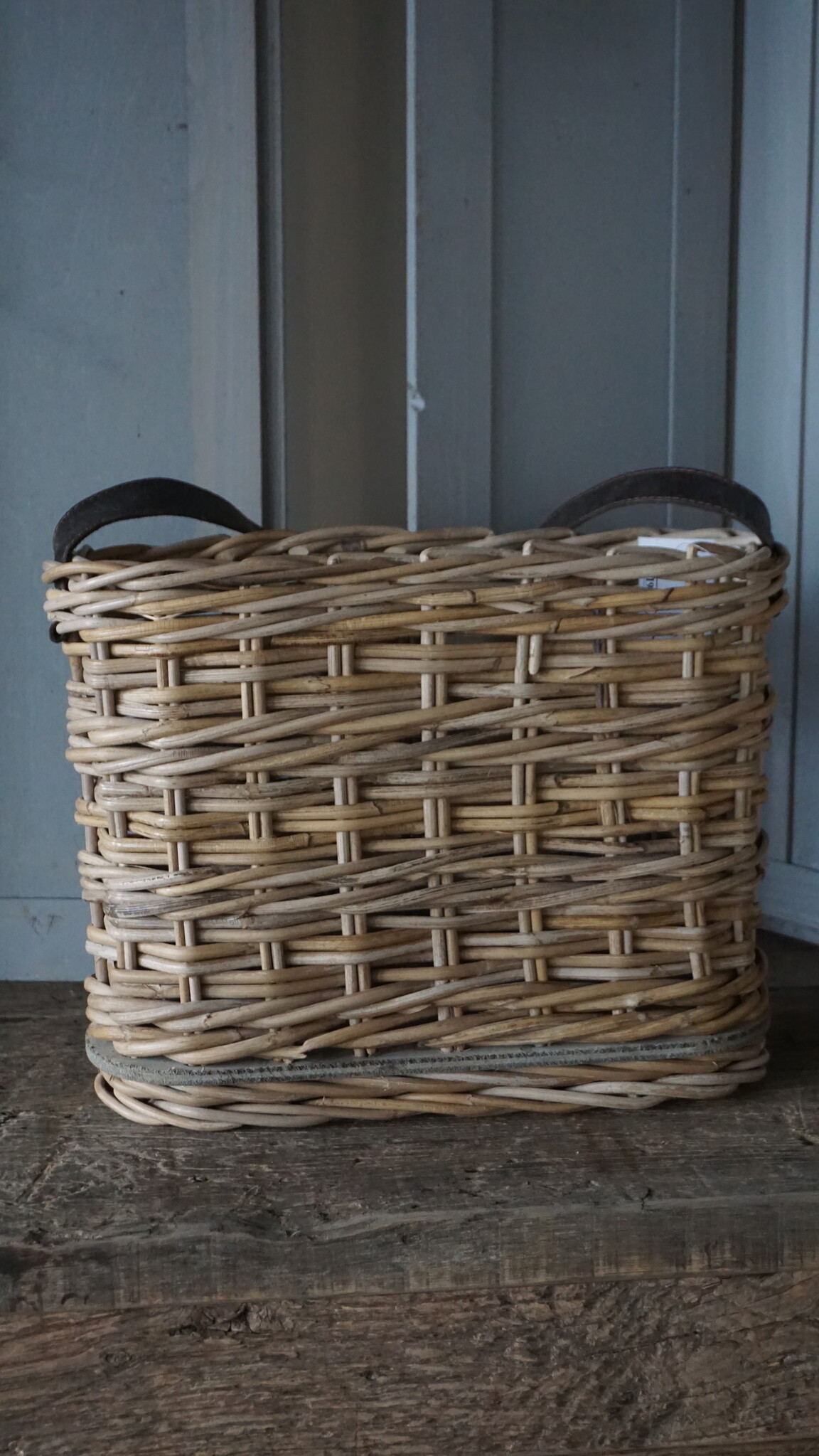 Rene Houtman Vensterbank Mand | Rattan | H30 x B40 x D15 cm