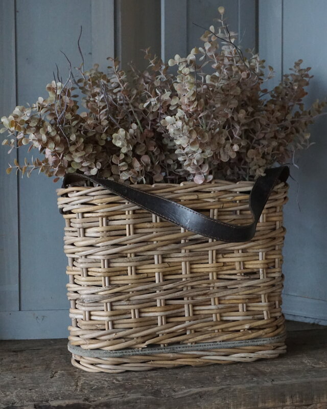 Rene Houtman Vensterbank Mand | Rattan | H30 x B40 x D15 cm