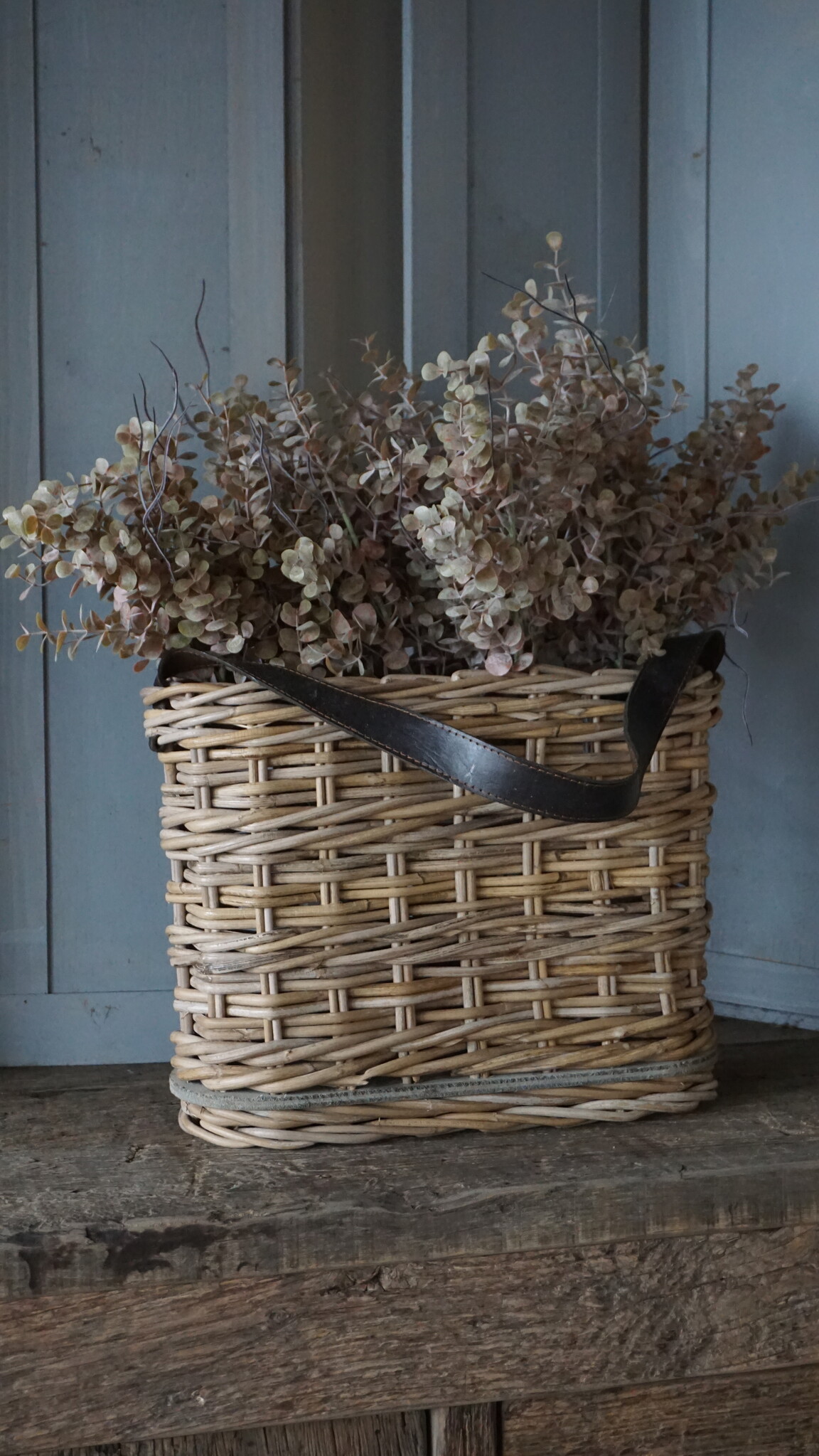 Rene Houtman Vensterbank Mand | Rattan | H30 x B40 x D15 cm