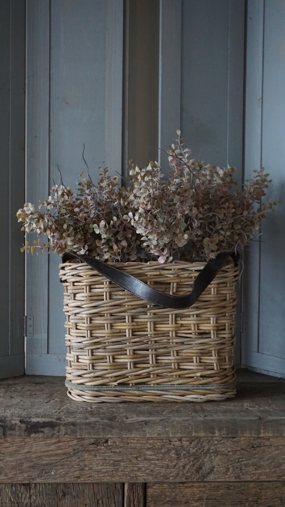 Rene Houtman Vensterbank Mand | Rattan | H30 x B40 x D15 cm