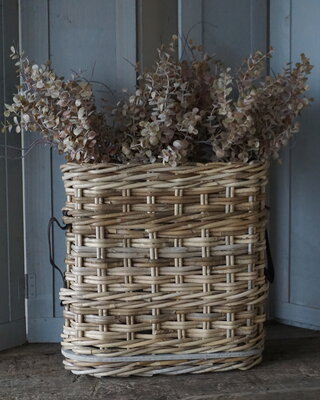 Rene Houtman Vensterbank Mand | Rattan | H40 x B40 x D18 cm