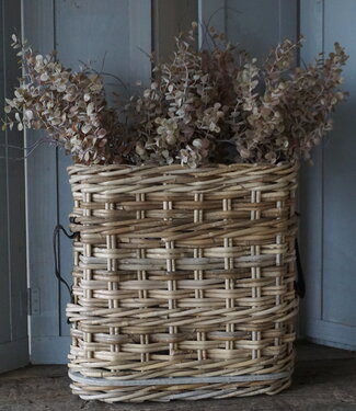 Rene Houtman Vensterbank Mand | Rattan | H40 x B40 x D18 cm