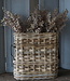 Rene Houtman Vensterbank Mand | Rattan | H40 x B40 x D18 cm