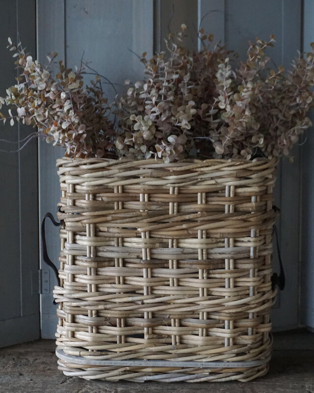 Rene Houtman Vensterbank Mand | Rattan | H40 x B40 x D18 cm