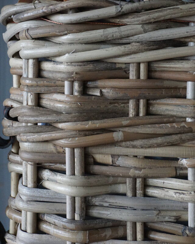 Rene Houtman Vensterbank Mand | Rattan | H40 x B40 x D18 cm