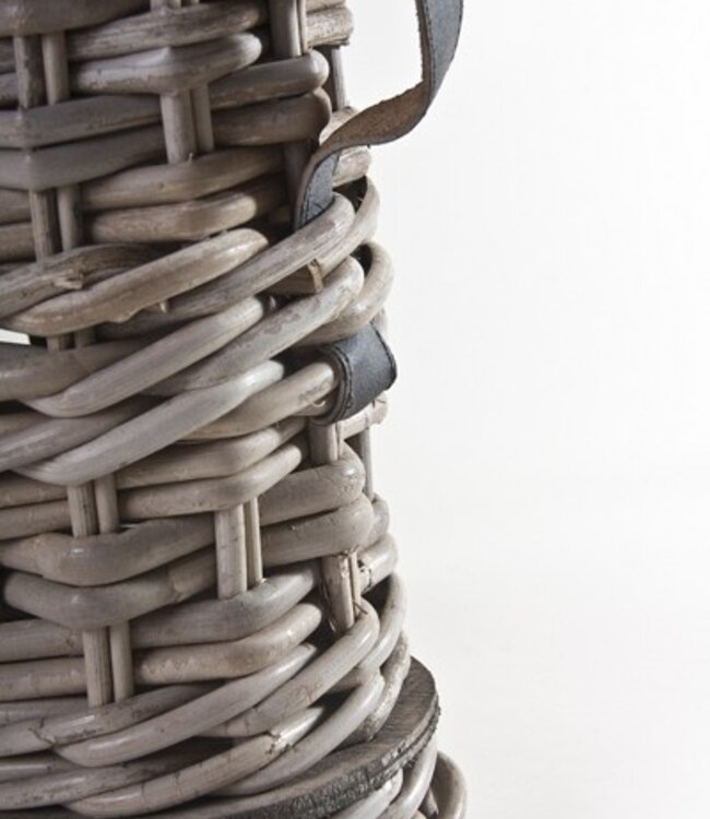 Rene Houtman Vensterbank Mand | Rattan | H40 x B40 x D18 cm