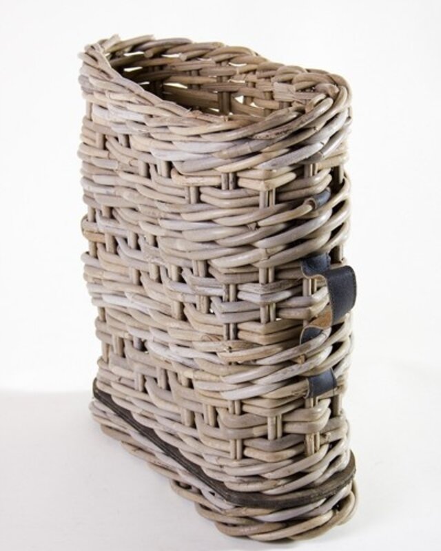 Rene Houtman Vensterbank Mand | Rattan | H40 x B40 x D18 cm