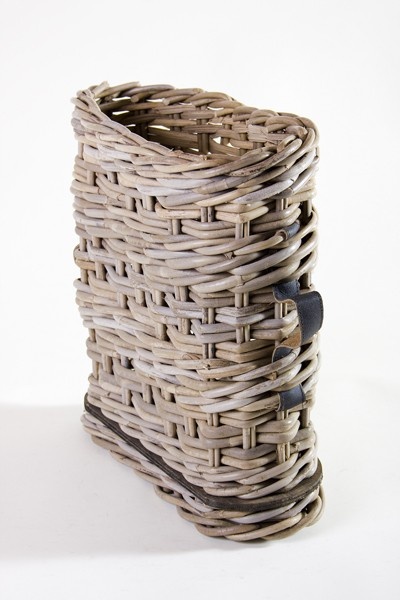 Rene Houtman Vensterbank Mand | Rattan | H40 x B40 x D18 cm