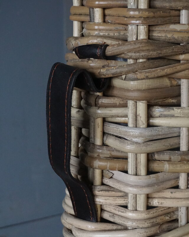 Rene Houtman Vensterbank Mand | Rattan | H40 x B40 x D18 cm
