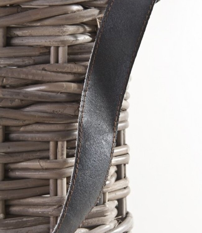 Rene Houtman Vensterbank Mand | Rattan | H30 x B40 x D15 cm