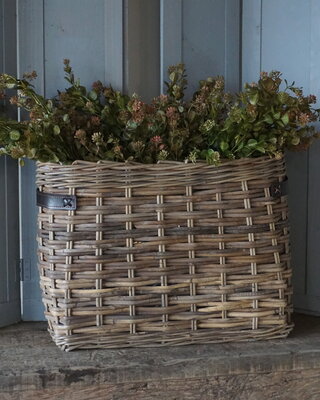 Rene Houtman Vensterbank Mand | Rattan | H40 x B53 x D22 cm