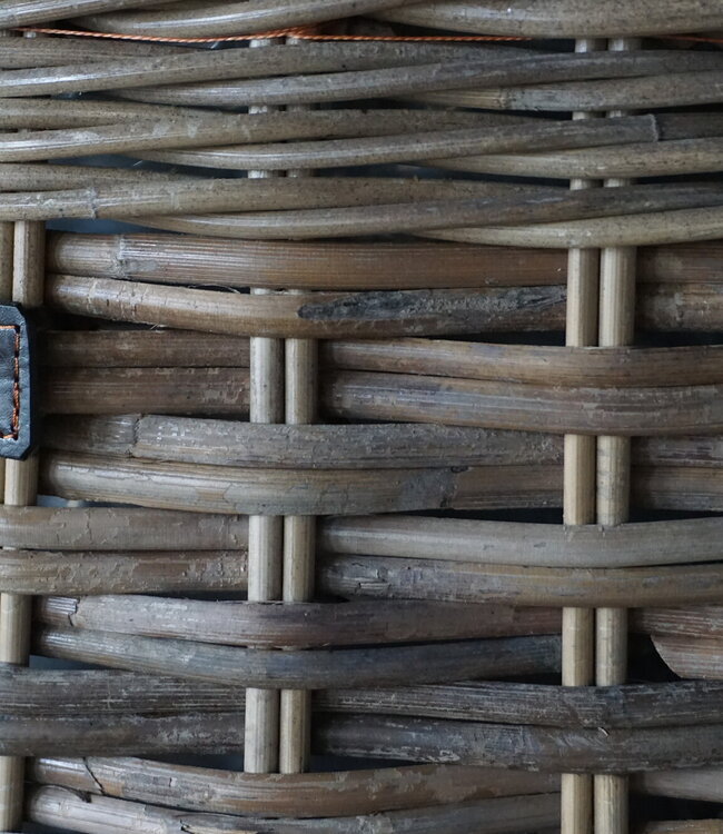 Rene Houtman Vensterbank Mand | Rattan | H40 x B53 x D22 cm