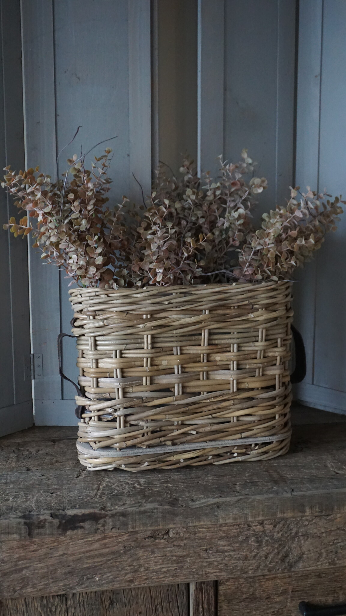 Rene Houtman Vensterbank Mand | Rattan | H30 x B40 x D18 cm