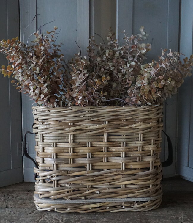 Rene Houtman Vensterbank Mand | Rattan | H30 x B40 x D18 cm