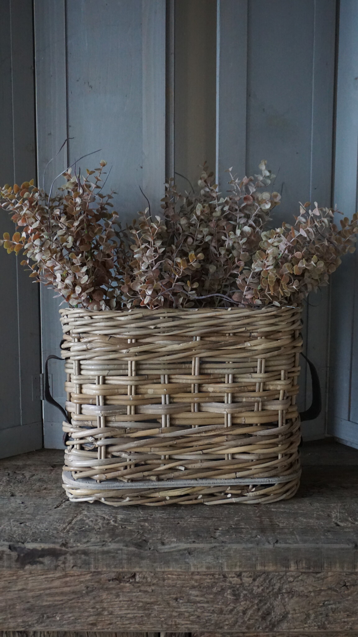 Rene Houtman Vensterbank Mand | Rattan | H30 x B40 x D18 cm