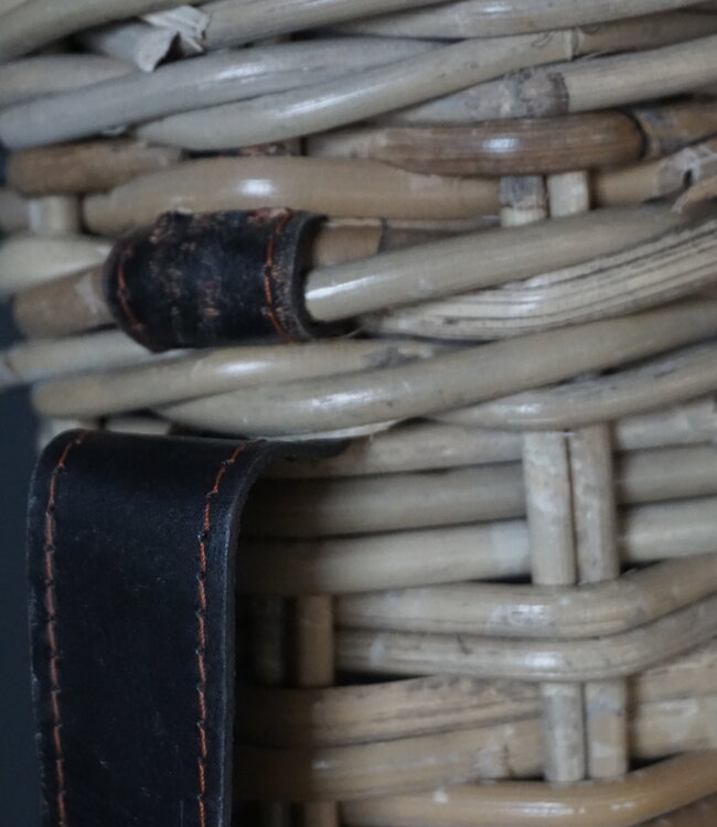 Rene Houtman Vensterbank Mand | Rattan | H30 x B40 x D18 cm