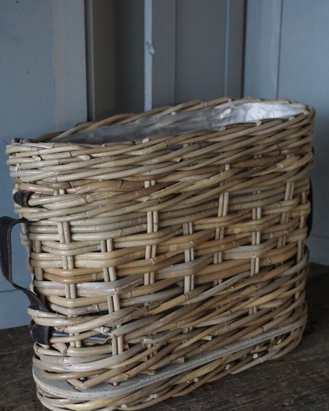 Rene Houtman Vensterbank Mand | Rattan | H30 x B40 x D18 cm