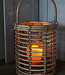 Rene Houtman Windlicht Hurricane | Rotan | Grijs | H25 x D21 cm