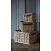 Set Van 3 Manden | Rotan | Lederen Handvaten