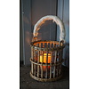 Windlicht | Rotan | Geitenvacht | H20 x D20 cm