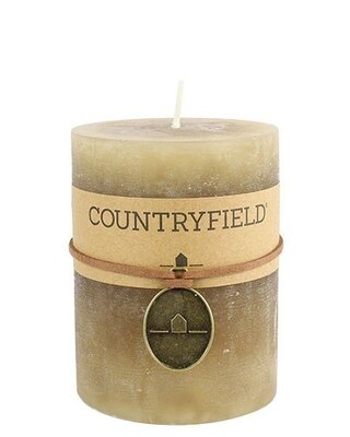 Countryfield Kaars effen ro Ø7h7cm Tonnie S beige-L7,3B7,3H7,2CM
