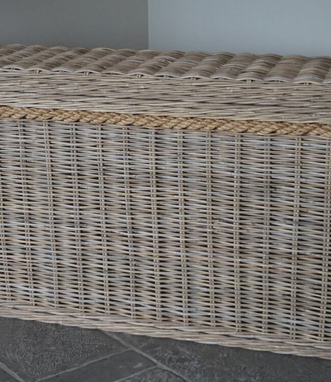 Rene Houtman Dekenkist XL | Rotan | H77 x B140 x D40 cm