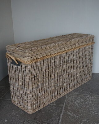 Rene Houtman Dekenkist XL | Rotan | H77 x B140 x D40 cm