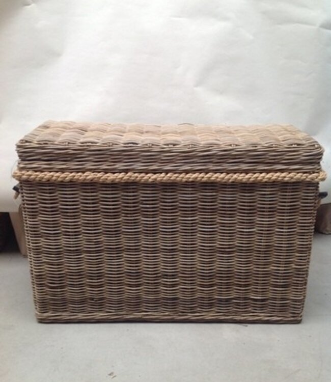 Rene Houtman Dekenkist XL | Rotan | H77 x B140 x D40 cm