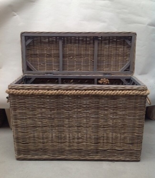 Rene Houtman Dekenkist/Salontafel XL | Rotan | H50 x B120 x D45 cm