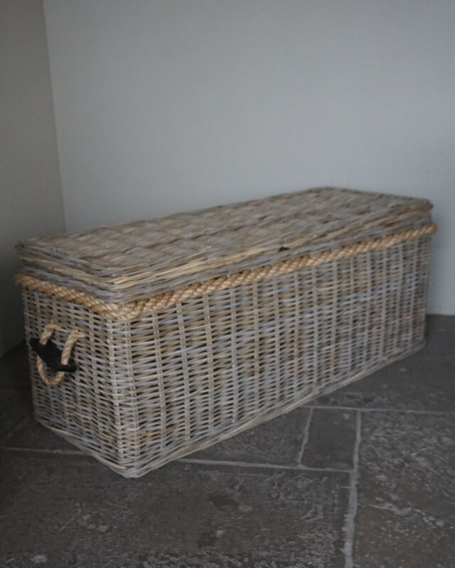 Rene Houtman Dekenkist/Salontafel XL | Rotan | H50 x B120 x D45 cm