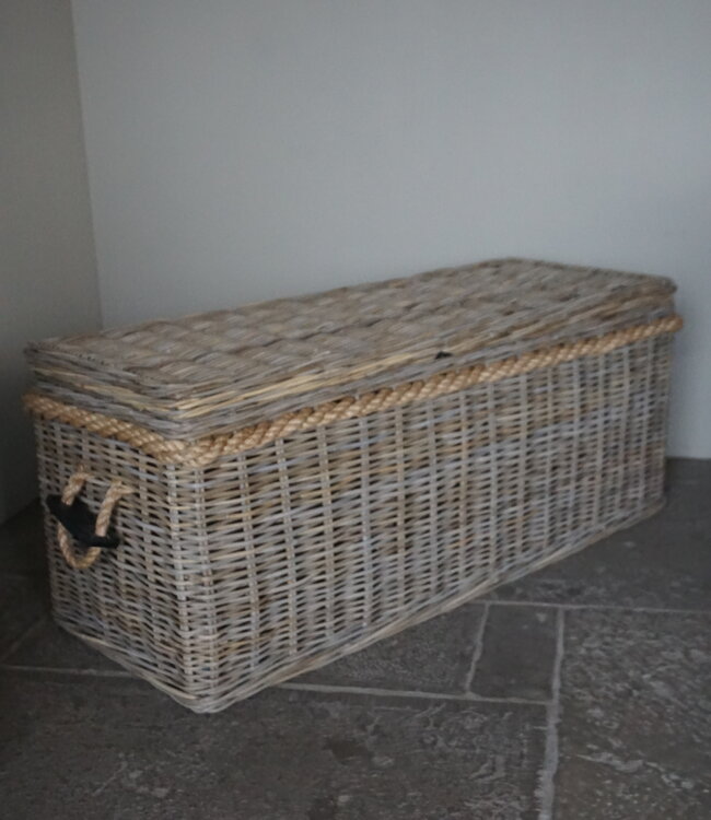Rene Houtman Dekenkist/Salontafel XL | Rotan | H50 x B120 x D45 cm