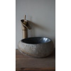 Kleine Stenen Waskom + Spoelgat | H14 x B30 x D23 cm