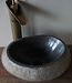 Rene Houtman Kleine Stenen Waskom + Spoelgat | H14 x B30 x D23 cm