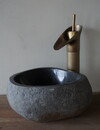 Rene Houtman Kleine Stenen Waskom + Spoelgat | H13 x B28 x D26 cm