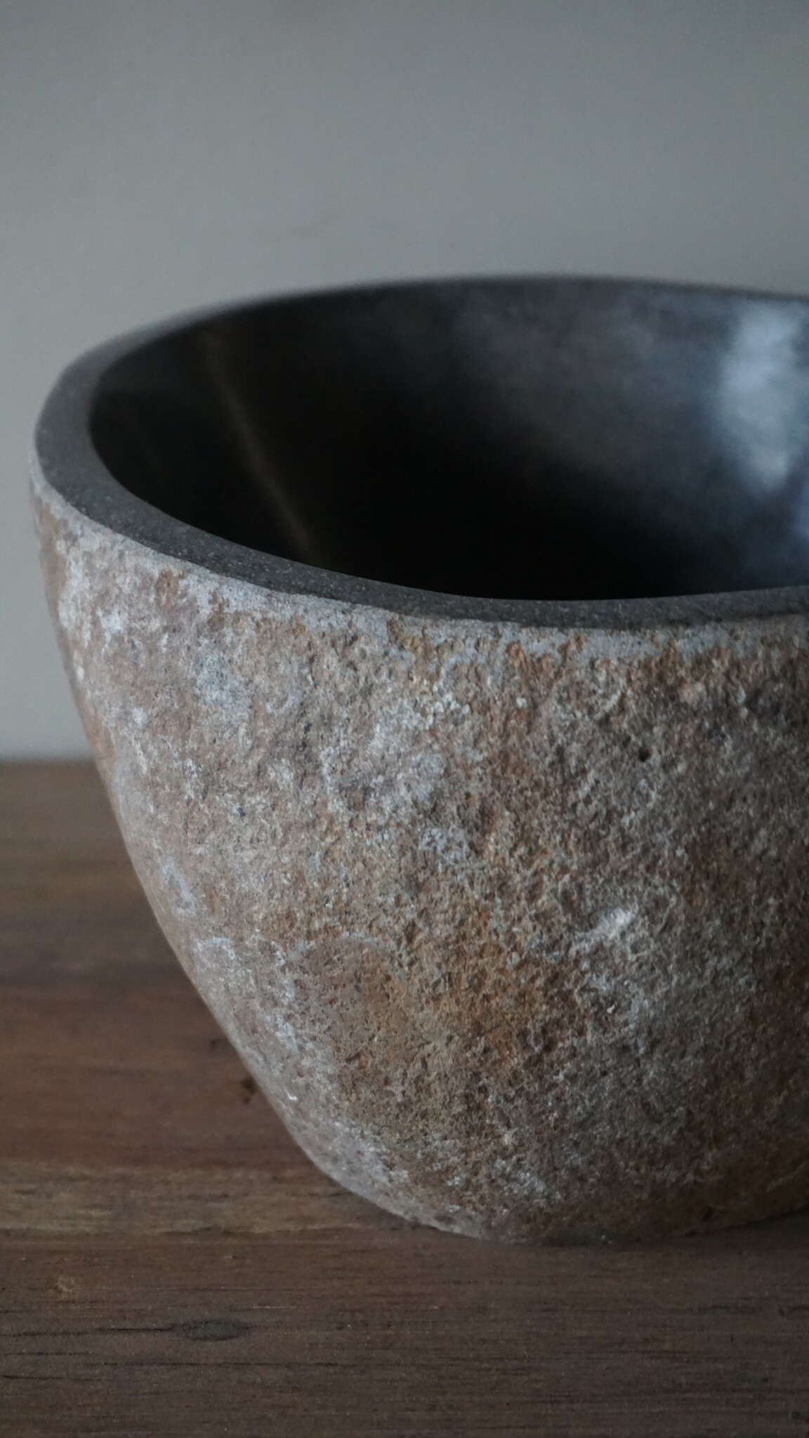 Rene Houtman Kleine Stenen Waskom + Spoelgat | H13 x B24 x D23 cm